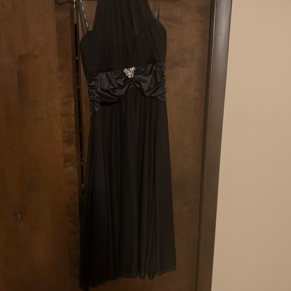 Black bridesmaid dress